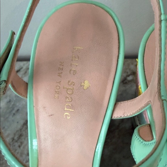 Kate Spade Pastel Wedge Sandals with Ice Cream Design size 6.5 - Picture 2 of 8